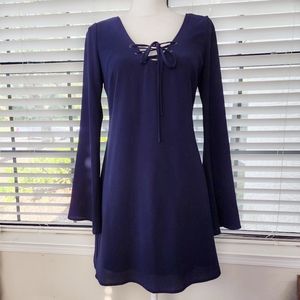 Speechless long sleeves dress, navy size S